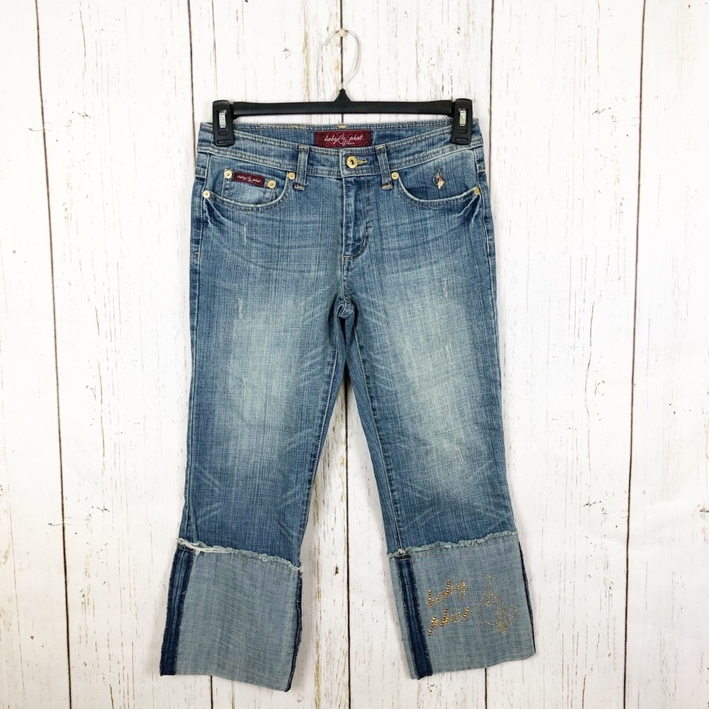 Baby Phat Bedazzled Denim Capris